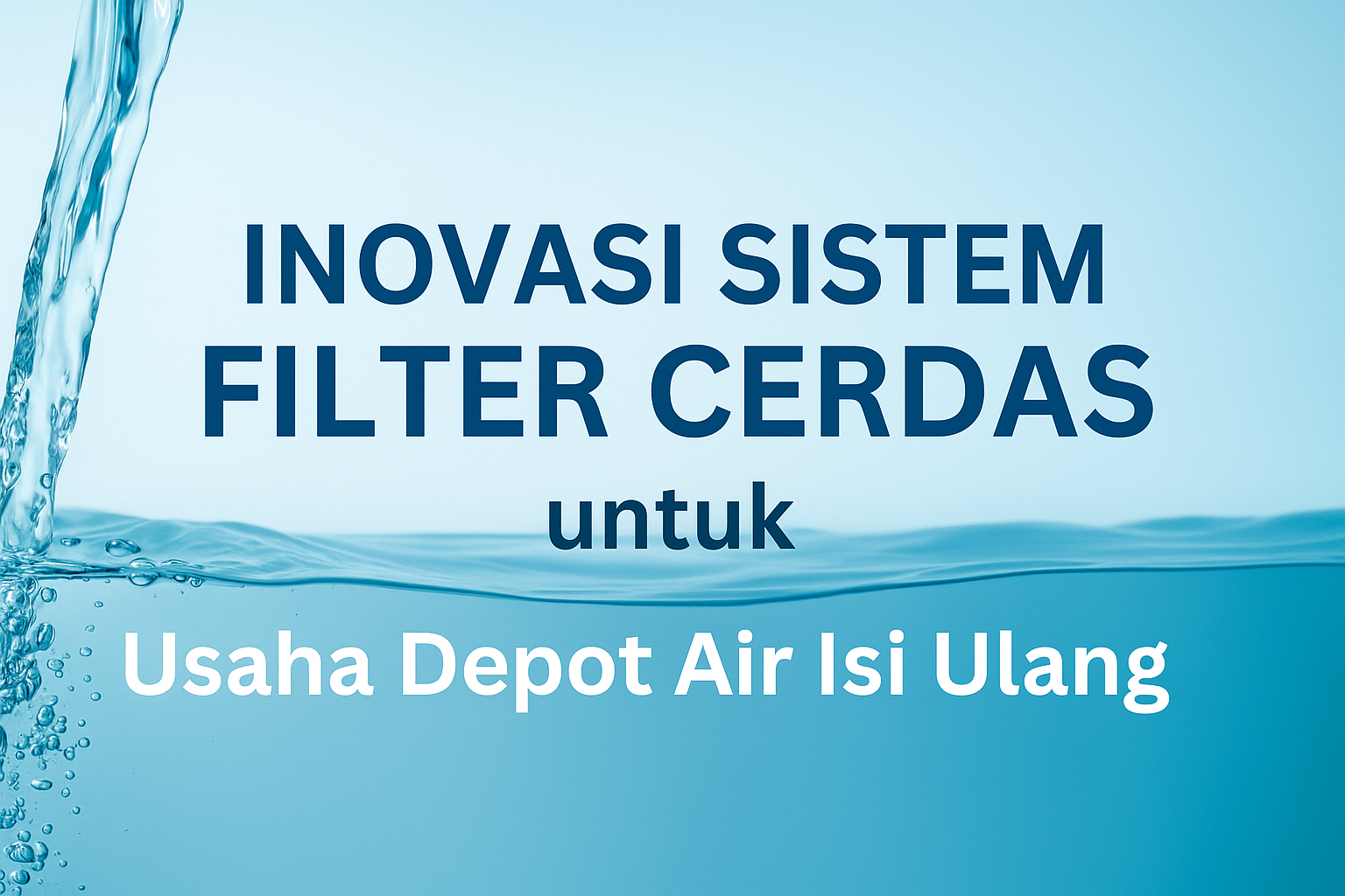 Sistem Filter Cerdas untuk Depot Air Isi Ulang